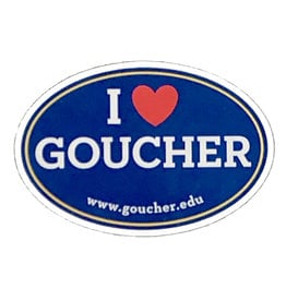 Goucher "I Heart Goucher" Magnet