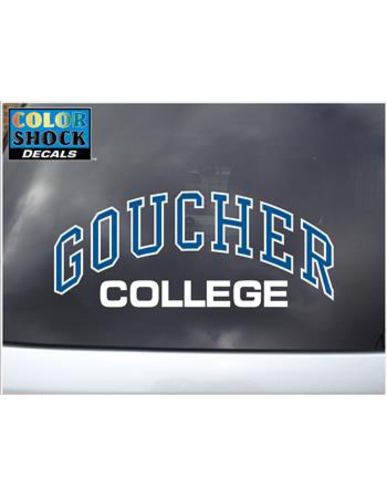 Color Shock "Goucher College Arch" Decal Outside Application
