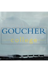 Color Shock "Goucher College Stacked" Static Cling