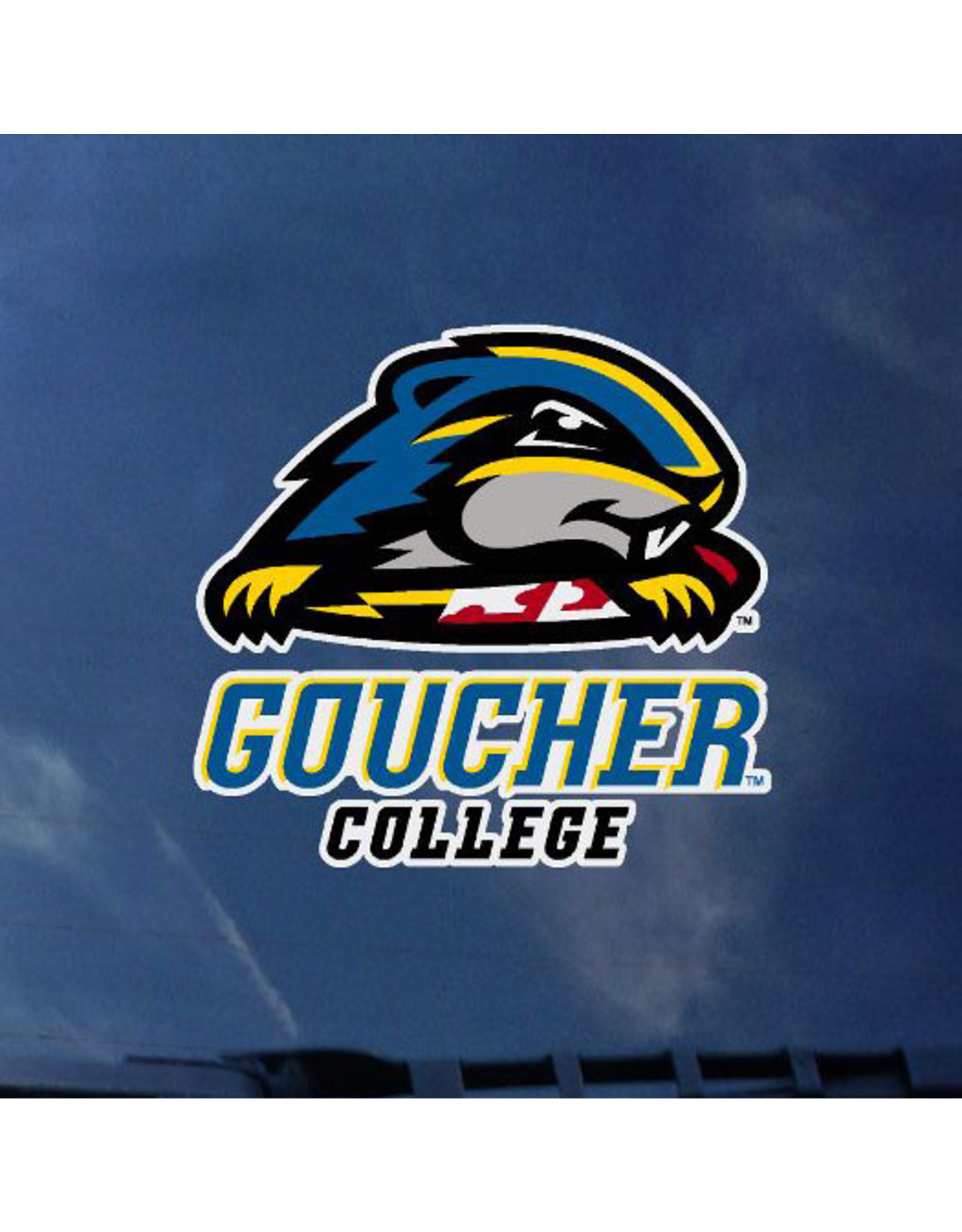 Color Shock "Goucher College w/ MD Gopher" Vinyl Decal