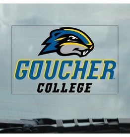 Color Shock "Goucher College with Gopher" Static Cling