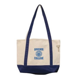 Jardine Heavy Duty Canvas Boat Tote "Goucher College w/ Seal"