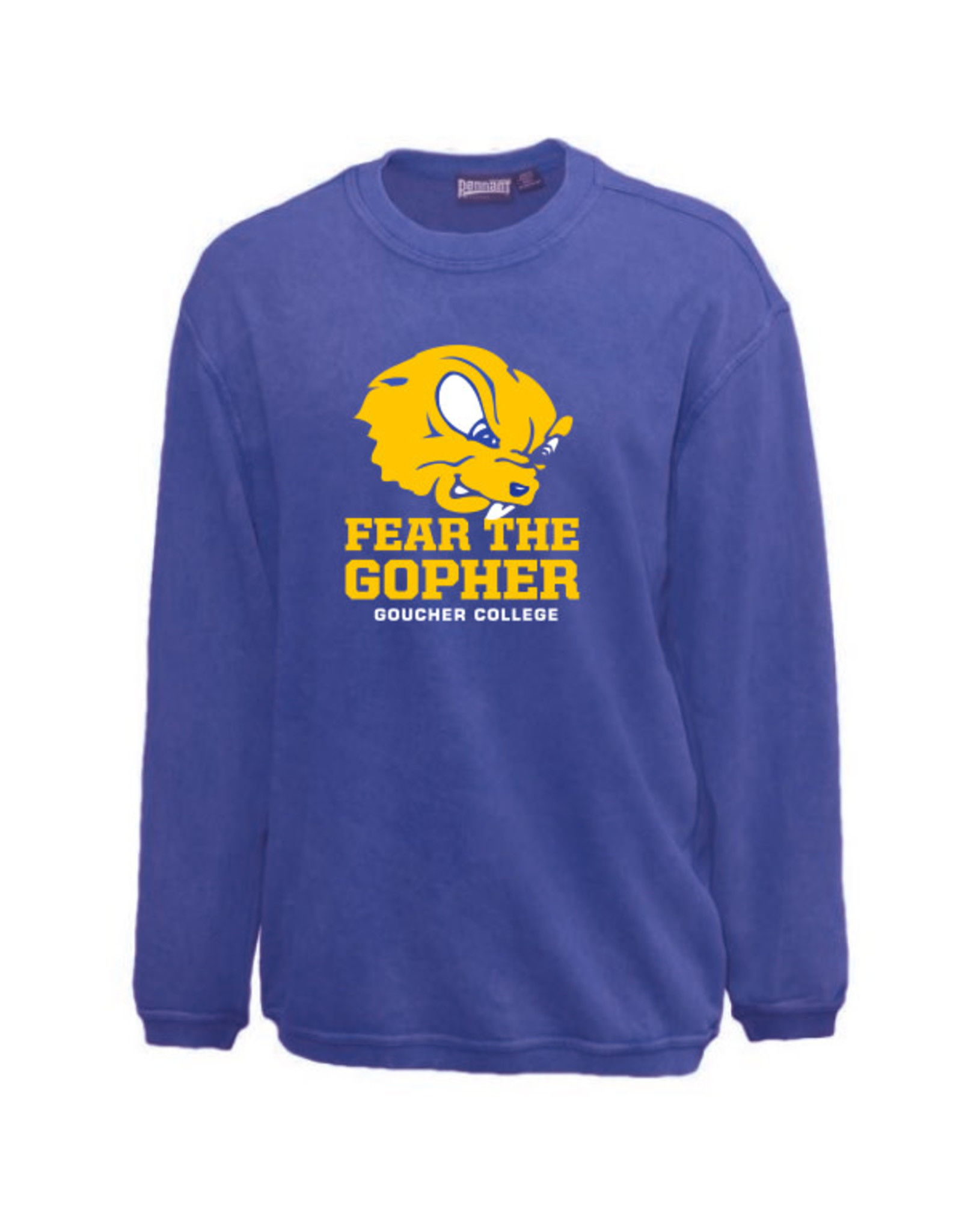 Pennant Sandwash Crewneck Sweatshirt "Retro Fear the Gopher"