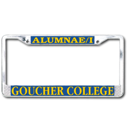 Jardine Chrome License Plate Frame "Alumnae/I"