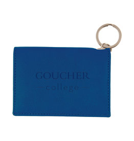 Jardine Nappa Leather Snap ID Holder "Goucher College"