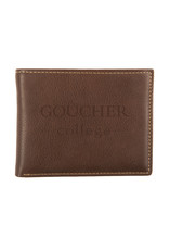 Jardine Antique Leather Billfold Wallet "Goucher College"