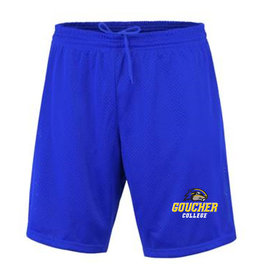 BAW Cool-Tek 7" Mesh Short "Goucher College w/ Gopher"