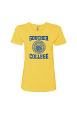 Next Level Women's Cotton T-Shirt "Goucher College w/ Seal"