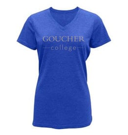 BAW Women's Tri-Blend V-Neck T-Shirt "Goucher College"