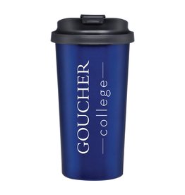 Nordic Company Stainless Steel Milan Tumbler 16oz "Goucher College" Blue