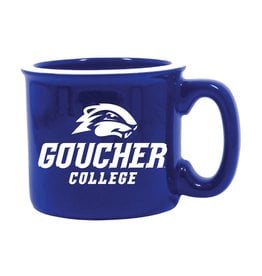 Nordic Company Camp Mug 15oz "Goucher College w/ Gopher" Royal w/ White Rim