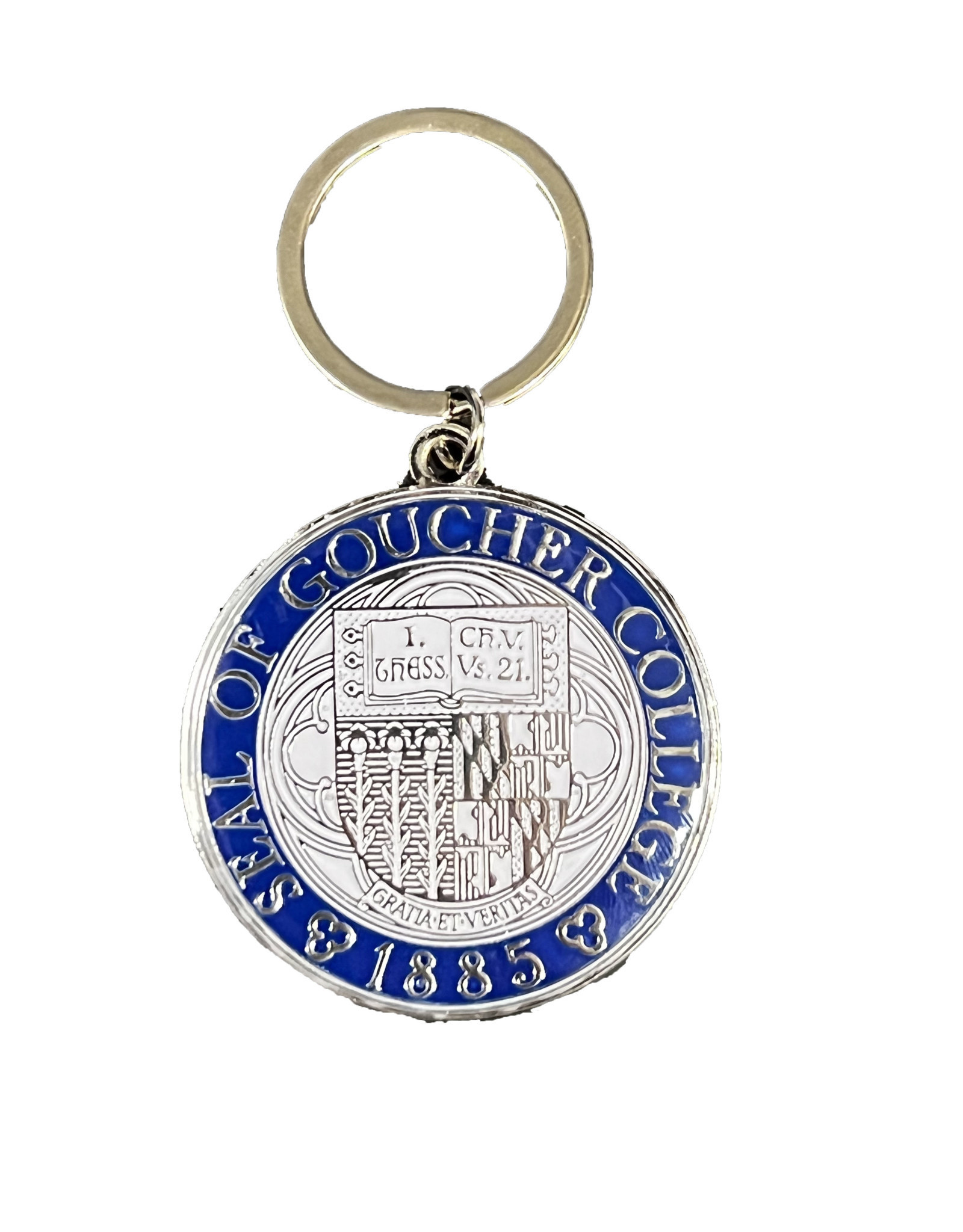 Jardine Brass Key Tag "Goucher Seal"