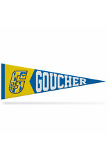 Jardine Felt Pennant 5"x15" "MD G w/ Goucher" Royal/Gold