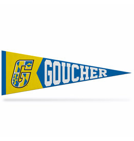 Jardine Felt Pennant 5"x15" "MD G w/ Goucher" Royal/Gold