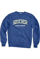 Blue84 Sanded Fleece Crewneck Sweatshirt "Goucher College"