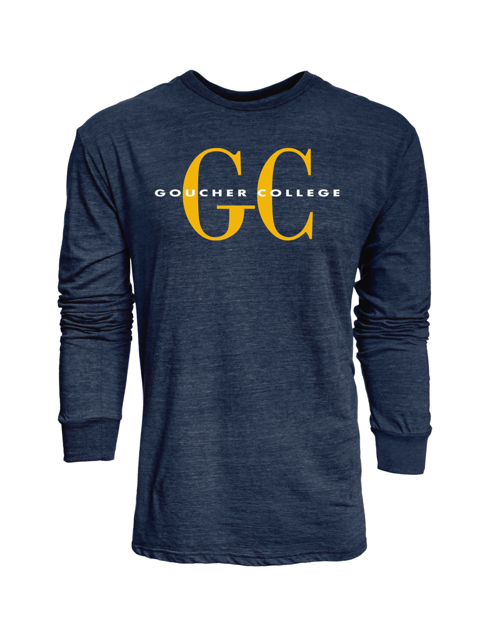 Blue84 Tri-Blend Longsleeve T-Shirt "Goucher College GC"