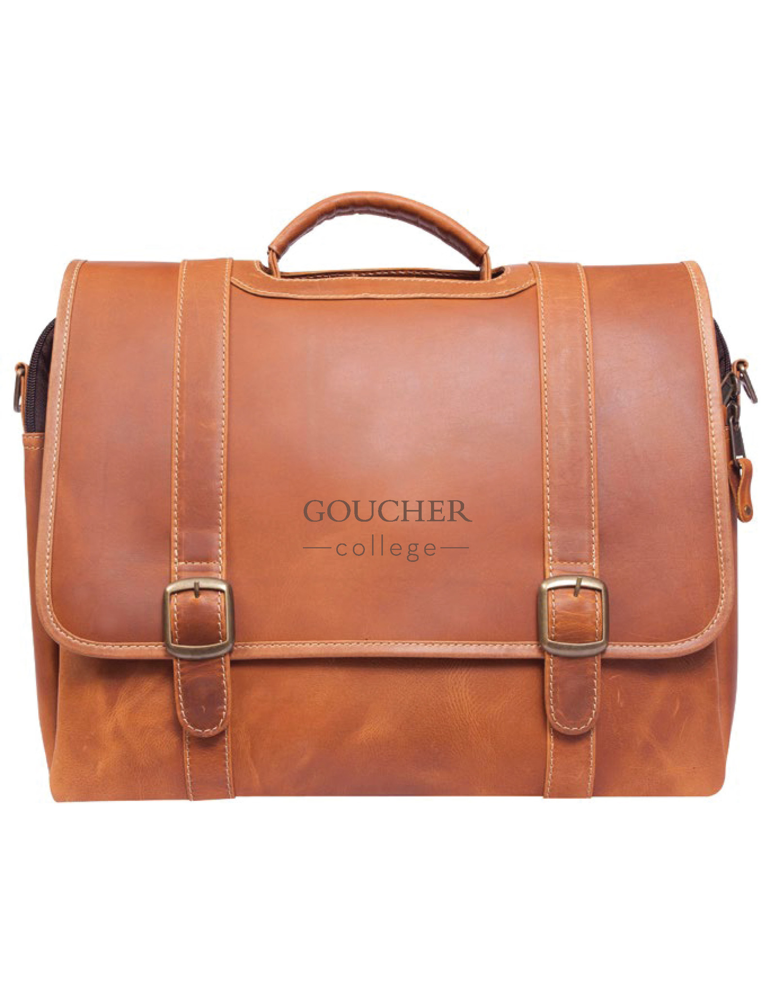 Canyon Outback Old Fort Canyon Computer Briefcase "Goucher College" Tan