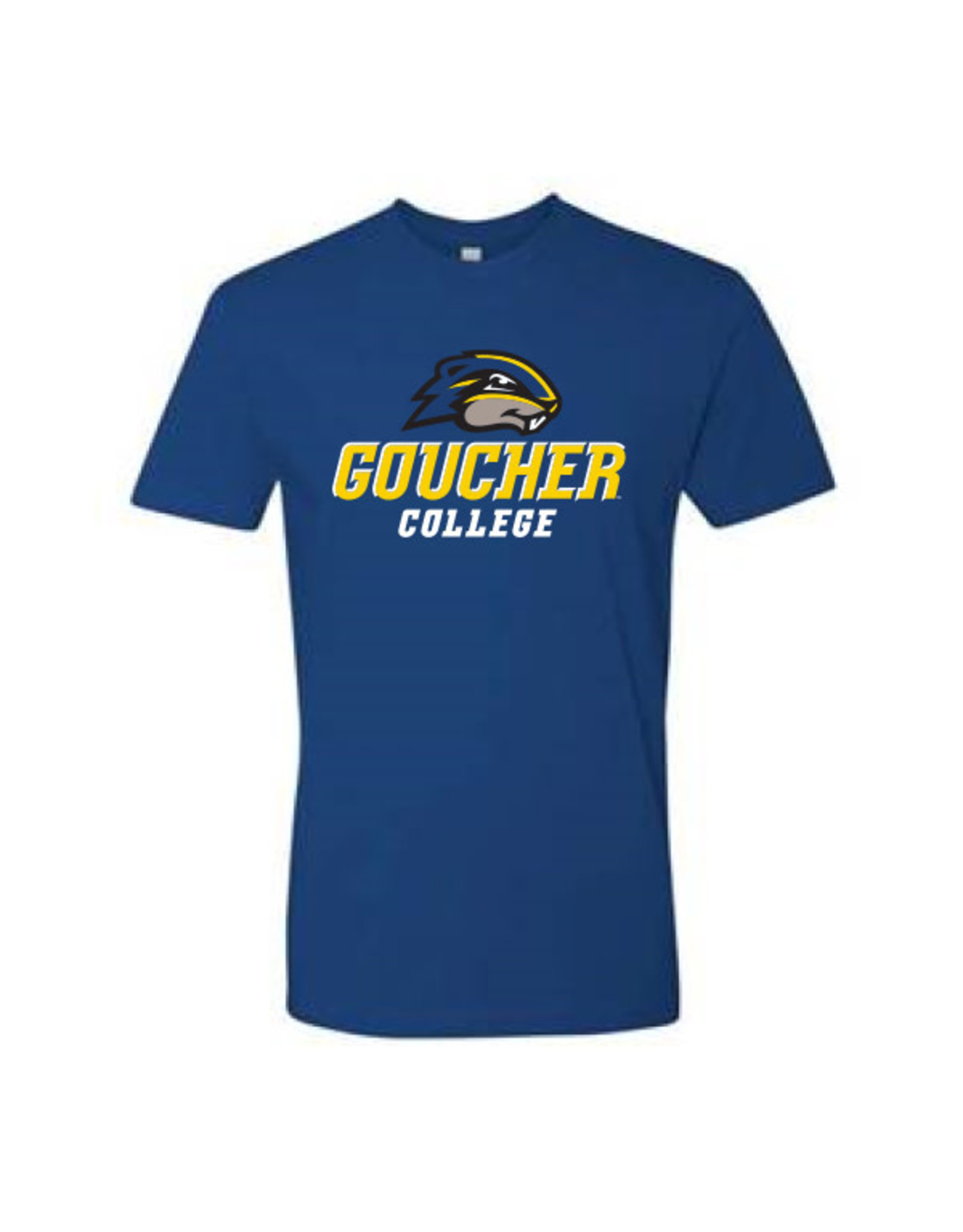 Next Level Cotton T-Shirt "Goucher College w/ Gopher"