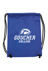 Jardine Heavy Duty Drawstring Backpack "Goucher College w/ Gopher"