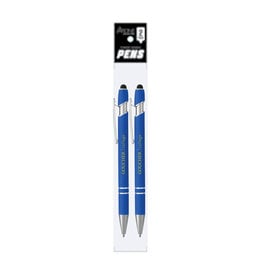 Jardine Incline Stylus Pen 2-Pack "Goucher College" Royal Blue