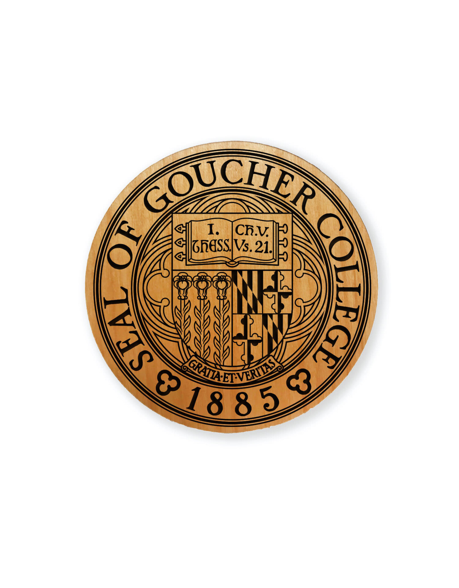 Jardine Wood Coaster Set 4 Pack "Goucher Seal"