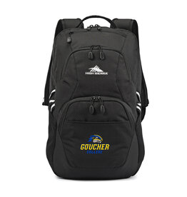 High Sierra Swoop Backpack "Goucher College w/ Gopher"