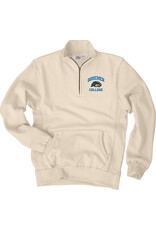 Blue84 Sanded Fleece 1/4 Zip Cadet "Goucher College w/ Gopher"