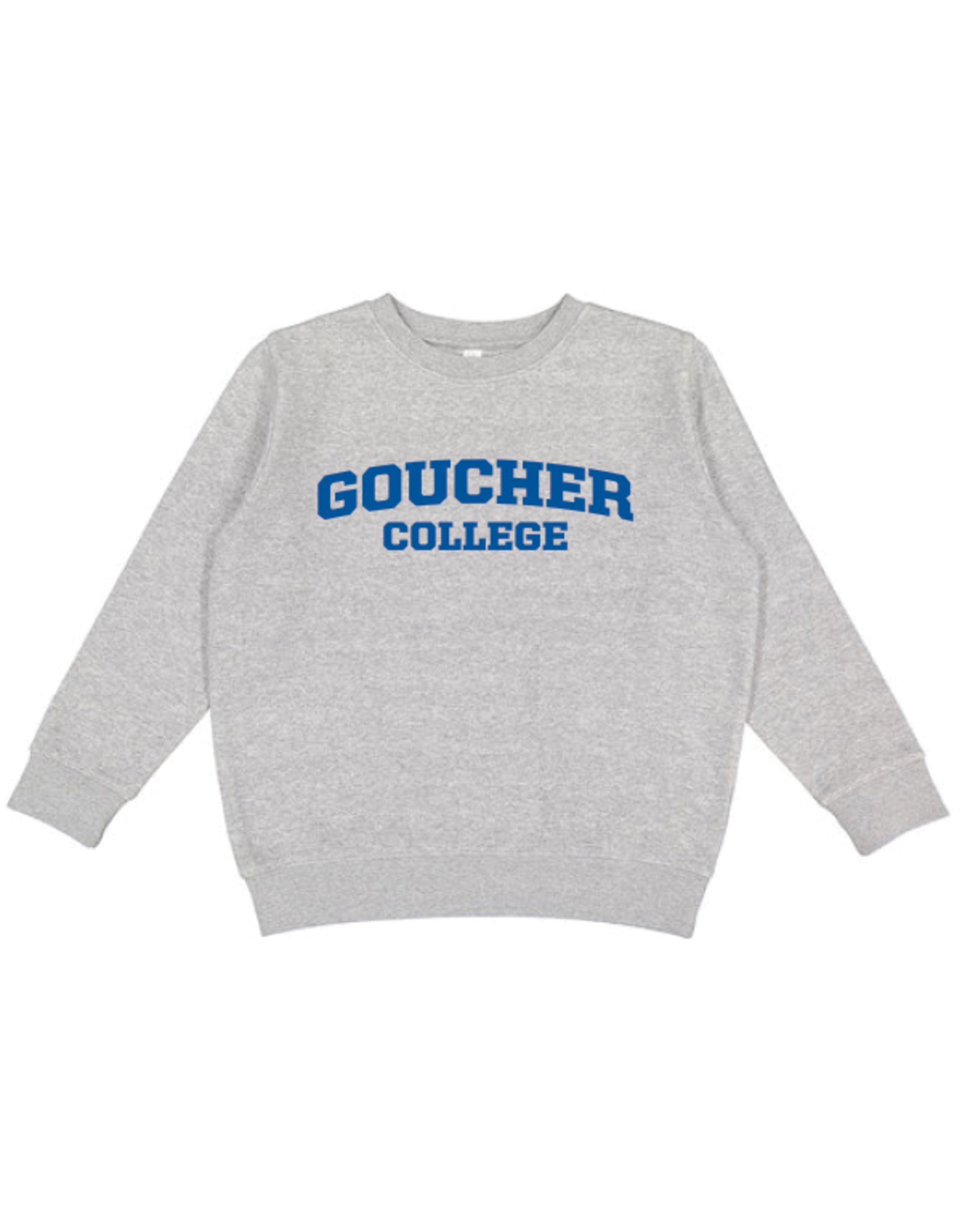 LAT Apparel Youth Crew Fleece Sweatshirt "Goucher College"