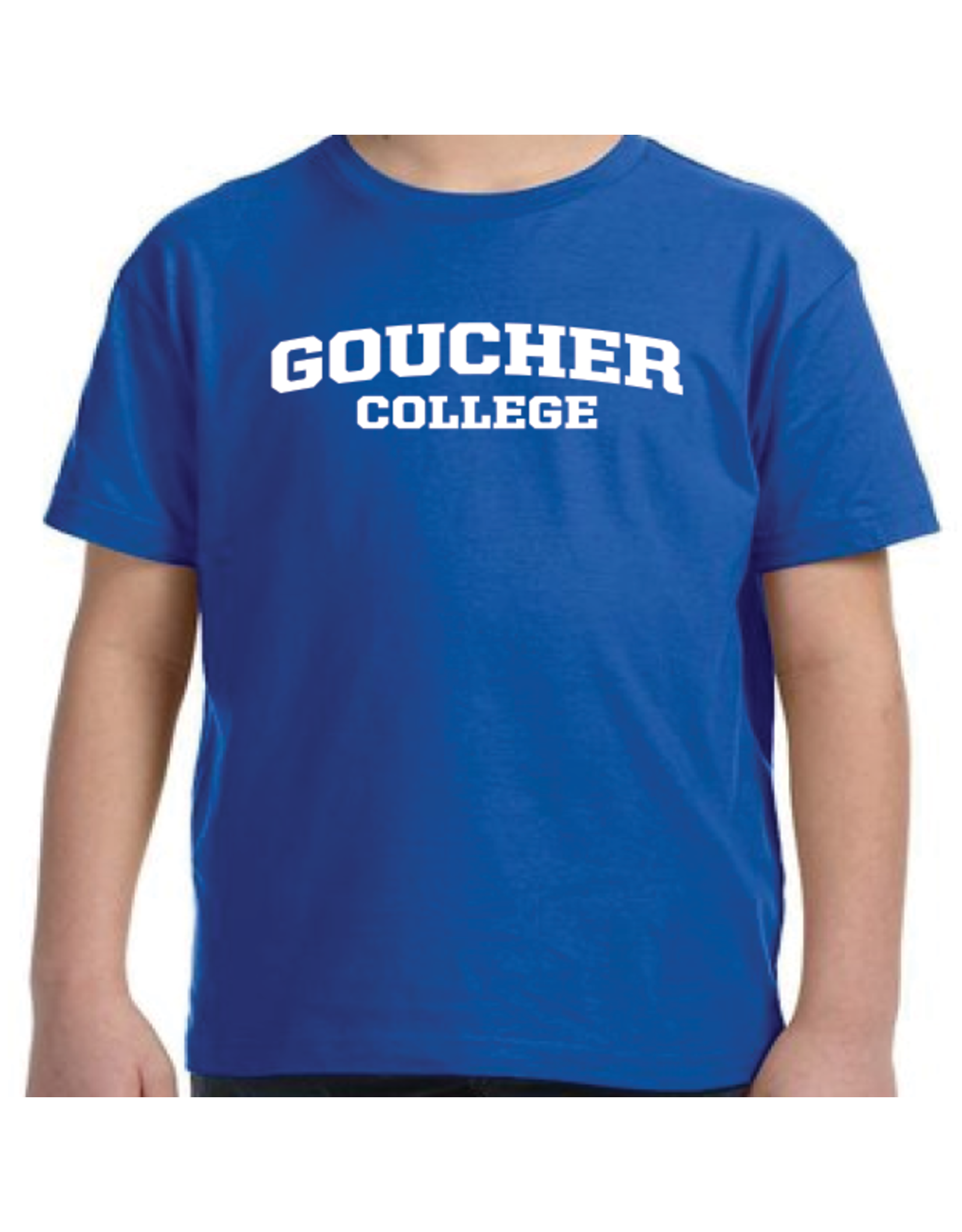 Rabbit Skins Youth Fine Jersey T-Shirt "Goucher College"