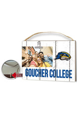 KH Sports Fan Clip It Weathered Photo Frame "Gopher/Goucher College" Natural/Royal