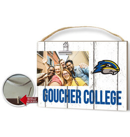 KH Sports Fan Clip It Weathered Photo Frame "Gopher/Goucher College" Natural/Royal
