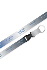 Jardine "Goucher College" Sublimated Lanyard Blue/Wht