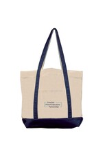 "GPEP" Heavy Duty Canvas Large Tote Navy/Canvas