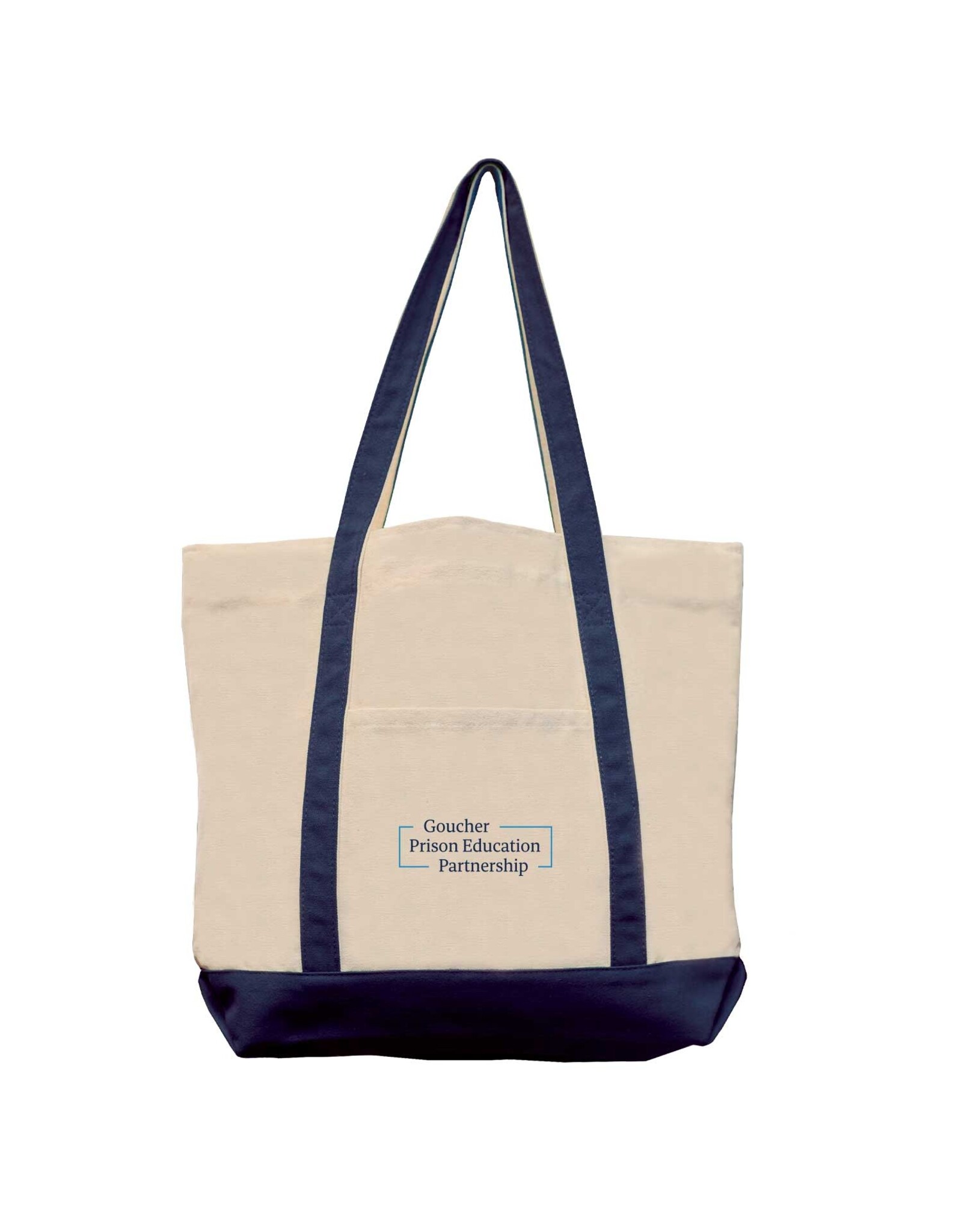"GPEP" Heavy Duty Canvas Large Boat Tote Navy/Canvas