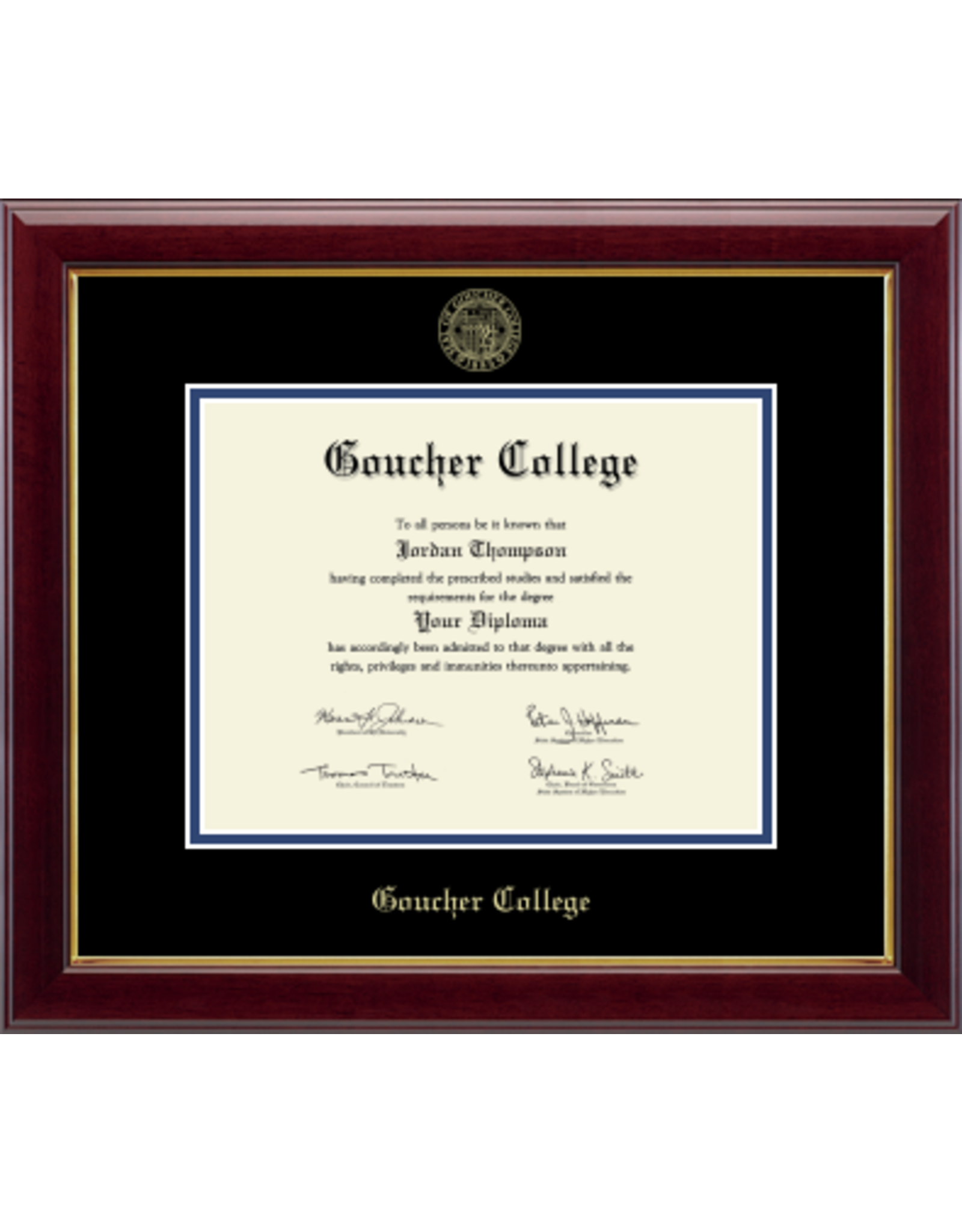 Church Hill Classics Gold Embossed Diploma Frame in Gallery