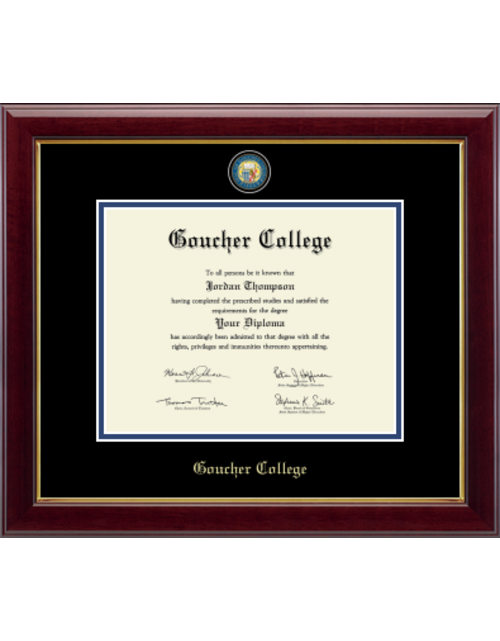 Church Hill Classics Masterpiece Medallion Diploma Frame in Gallery