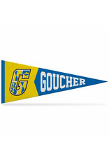 Jardine Felt Pennant 12"x30" "MD G w/ Goucher" Royal/Gold