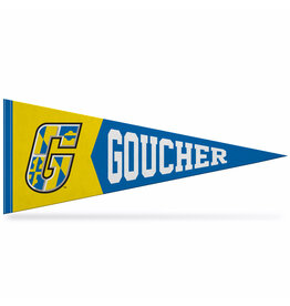 Jardine Felt Pennant 12"x30" "MD G w/ Goucher" Royal/Gold