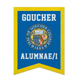 Jardine Dovetail Banner 18"x24" "Goucher Alumnae/I"