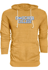 Blue84 Tri-Blend Hooded Tee "Gopher in Goucher College"