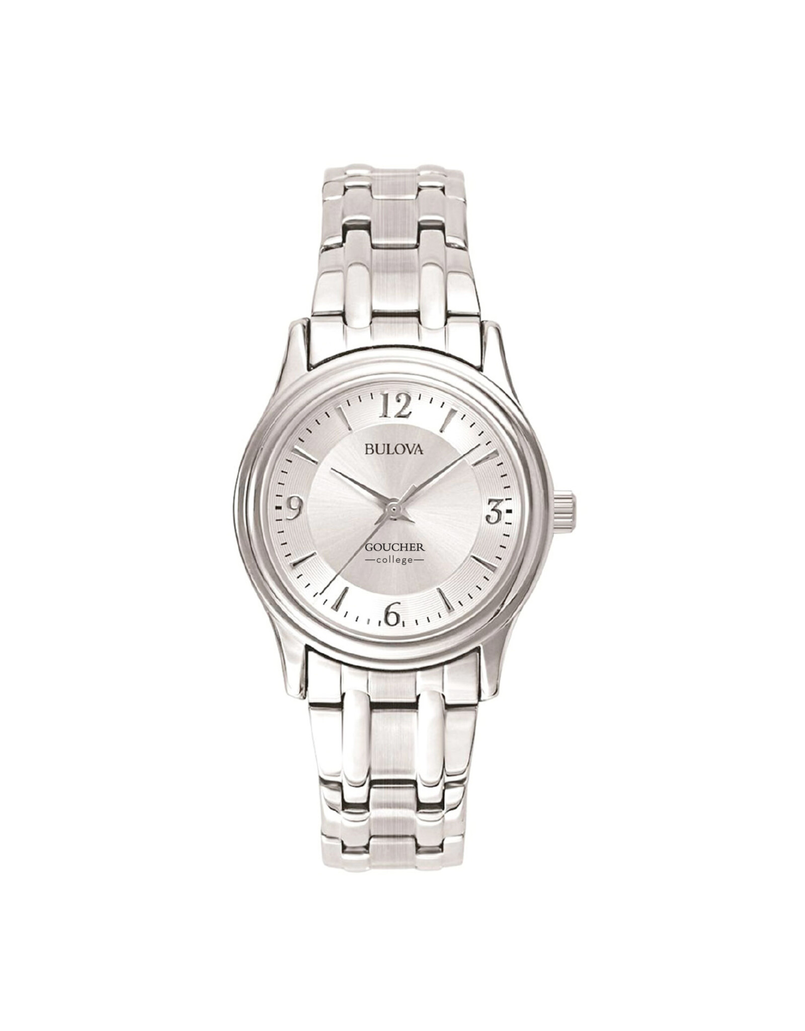 Bulova Women's Stainless Steel Watch "Goucher College" Silver