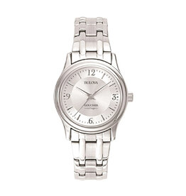 Bulova Women's Stainless Steel Watch "Goucher College" Silver