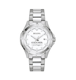 Bulova Men's Sport Classic Stainless Steel Watch "Goucher College" White