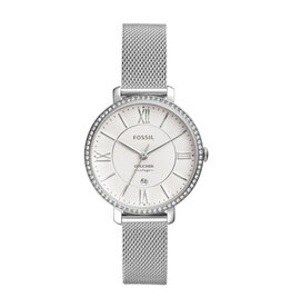 Fossil Jacqueline Women's Stainless Steel Watch "Goucher College" Silver
