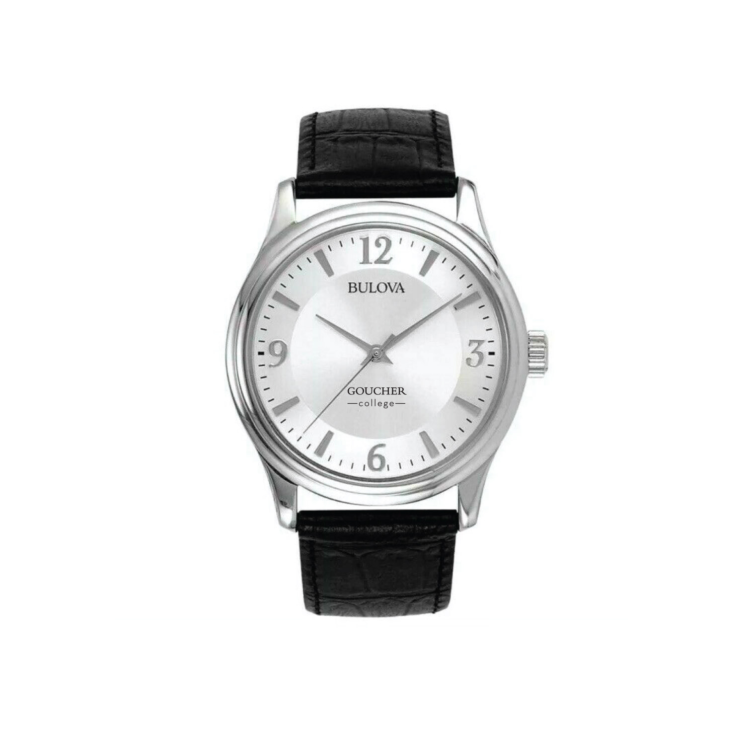 Bulova men's watch leather strap hotsell