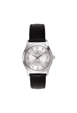 Bulova Women's Silver-Tone Watch Leather Strap "Goucher College"