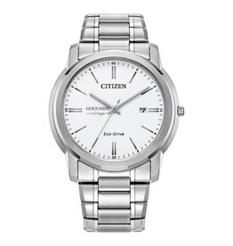 Citizen Men's Eco-Drive Stainless Steel Watch "Goucher College" White