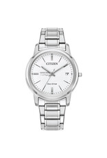 Citizen Women's Eco-Drive Stainless Steel Watch "Goucher College" White