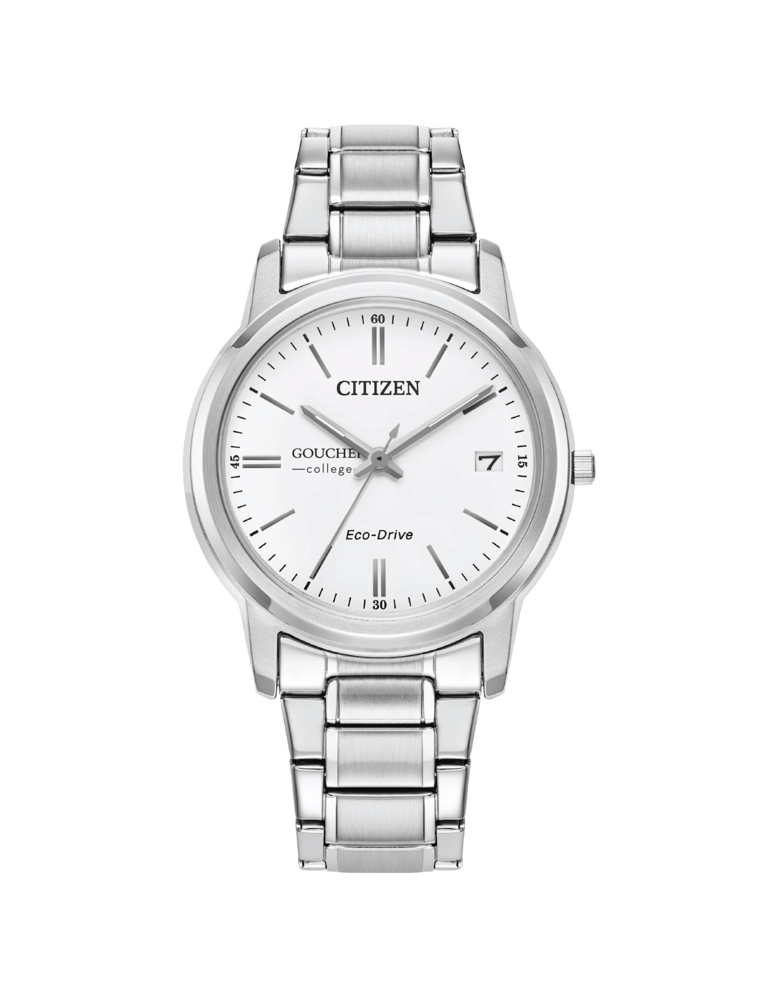 Citizen Women's Eco-Drive Stainless Steel Watch "Goucher College" White