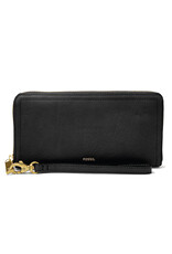 Fossil Logan RFID Zip Around Clutch "Goucher College"